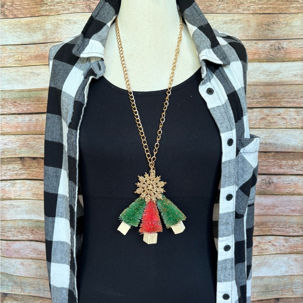 We Three Trees Necklace #Christmasnecklace #wethreekingsnecklace
